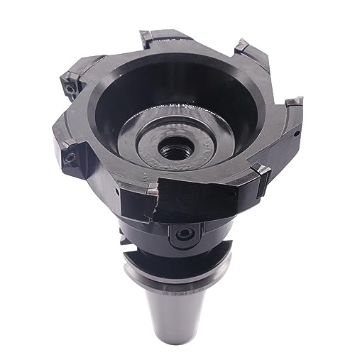 4.92"/125mm Cutting Dia 400R-125-40-7T Shell Cutter Set with CAT40 Arbor