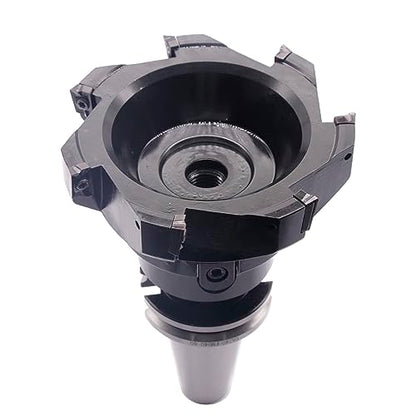 4.92"/125mm Cutting Dia 400R-125-40-7T Shell Cutter Set with CAT40 Arbor