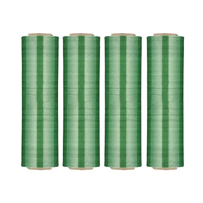 PSBM Dark Green Stretch Wrap, 4 Rolls 18 Inch x 1000 Feet 100 Gauge, Heavy Duty Plastic Wrap Industrial Strength Shrink Film for Moving, Packing & Shipping - color: Green, size: 4 Rolls