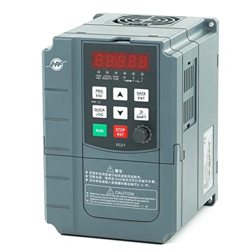VFD Variable Frequency Drive 2.2kW 3HP 220V Single to 3 Phase - color: for 0-3HP motor, size: 220v-1 or 3 phase AC input
