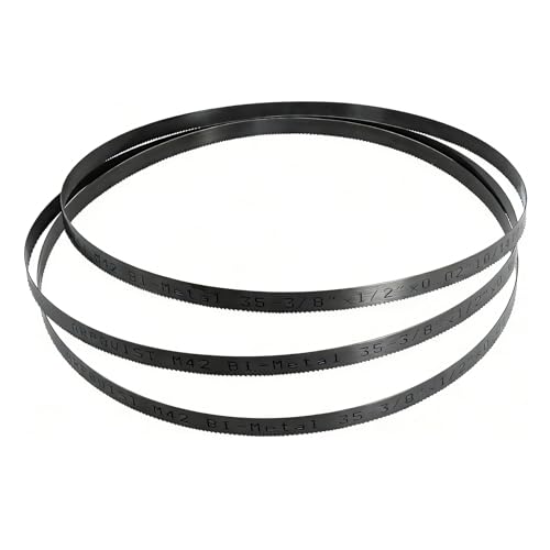 35-3/8 Inch Bandsaw Blade 10/14 TPI Replacement for Milwaukee 48-39-0529 Portable Band Saw Blade and 2829-20 Compact Band Saw, 35-3/8" x 1/2" x 0.02" 10/14 TPI, 3 Pack - size: 35-3/8" x 1/2" x 0.02", 10/14 TPI, 3 Pack