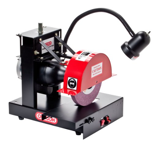 Oregon Compact Lawn Mower Blade Sharpener & Blade Grinder, Heavy Duty, 1 HP Motor, Adjustable (88-018) - size: 1 HP