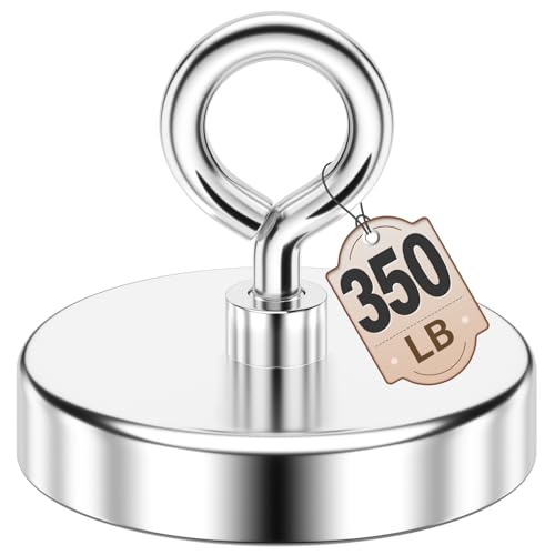 FINDMAG 350 LBS Fishing Magnet, 2 Inch Strong Neodymium Magnet - size: 2.00 inches (50mm)