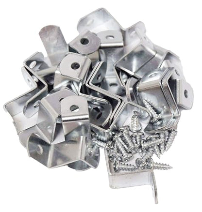 3/4" Canvas Offset Clips Premium Quality Duty with Screws 10 Pack