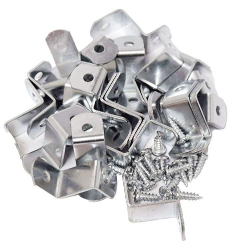 3/4" Canvas Offset Clips Premium Quality Duty with Screws 10 Pack