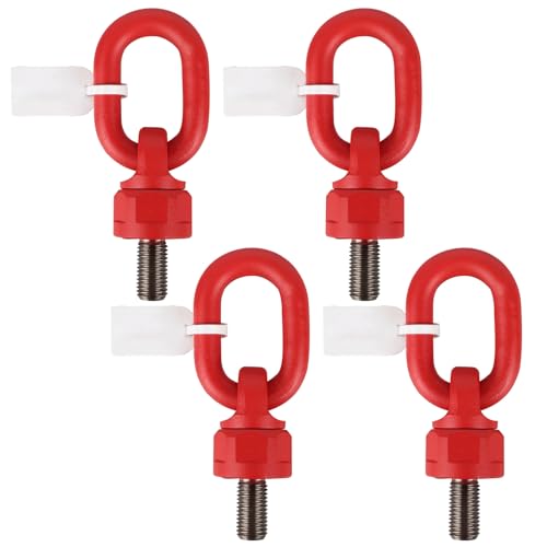 Eye Bolt 360°Rotation Made of Alloy Steel, Tensile Strength > 1080MPa (4pcs M24x 30) - size: 4pcs M24x 30