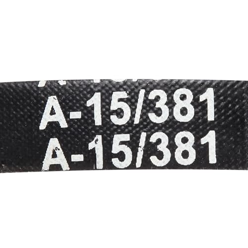 uxcell 5Pcs A15 Classic Wrapped Rubber V-Belt, 17" Lo x 0.51" W x 0.32" H - size: A15
