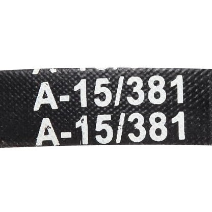 uxcell 5Pcs A15 Classic Wrapped Rubber V-Belt, 17" Lo x 0.51" W x 0.32" H - size: A15