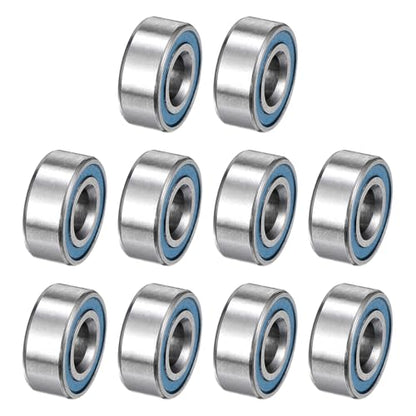uxcell 10 Pcs MR104-2RS Micro Bearings, 4x10x4mm Chrome Steel, ABEC7 - size: MR104-2RS