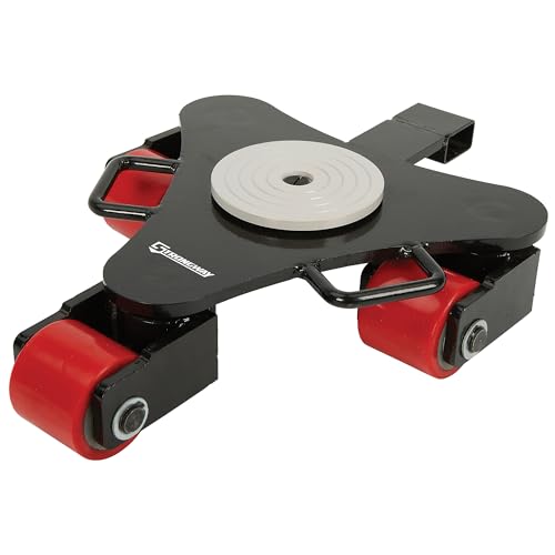 Strongway Multi-Directional Machinery Mover with 360° Rotation, 3 Rollers - size: 4400 LB