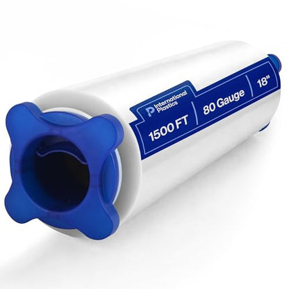 International Plastics Co. 80 Gauge 18'' Stretch Wrap with Tension Handles - color: Clear, size: 1 Pack - Tension Handles