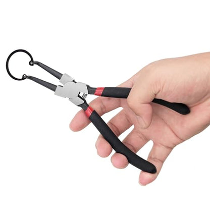 7" Snap Ring Pliers Set, 4PCS Heavy Duty Retaining Ring Pliers
