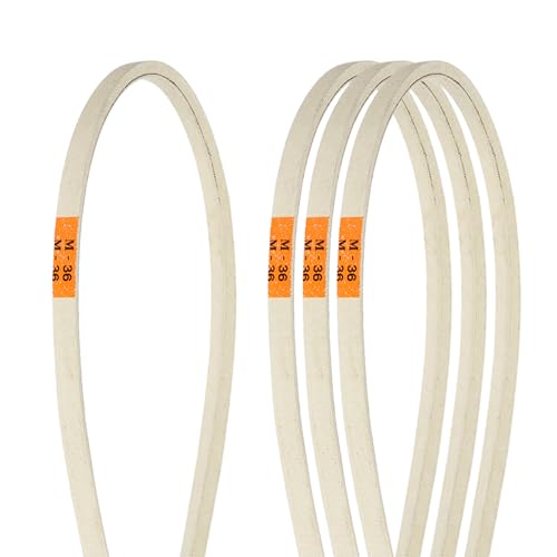 uxcell 4Pcs M36 Industrial Sewing Machine Belt 36.5" Outer Girth Rubber - size: M36