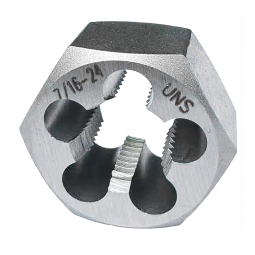 UNS Hex Right Hand Rethreading Die 7/16"-24 - size: 7/16"-24
