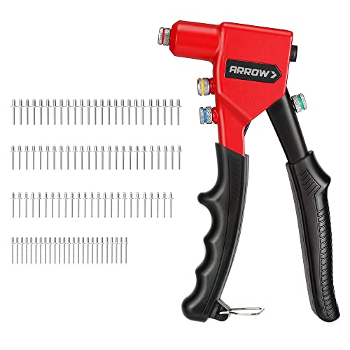 Arrow Hand Riveter Kit, RT187M Professional Pop Rivet Gun