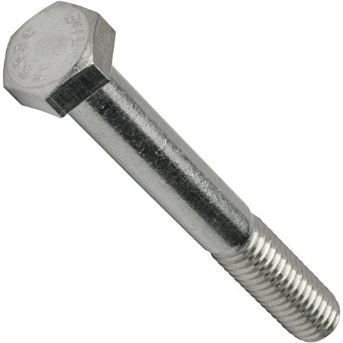5/16-18 x 3-1/4" Hex Head Cap Screw Bolts, External Hex Drive, Stainless Steel 304, Partially Threaded, Stainless Steel, Quantity 10 - size: 5/16-18 x 3-1/4 Inch (10 Pack)