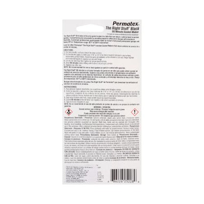 Permatex 25228 The Right Stuff 90 Minute Black Gasket Maker, 3 oz, 1 Count (Pack of 1) - size: 3 Fl. Oz., style: The Right Stuff 90 Min