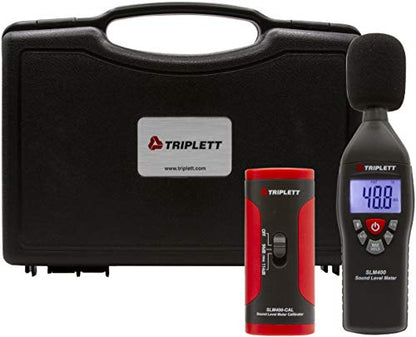 Triplett SLM400-KIT Decibel Sound Level Meter Kit, NIST Certified