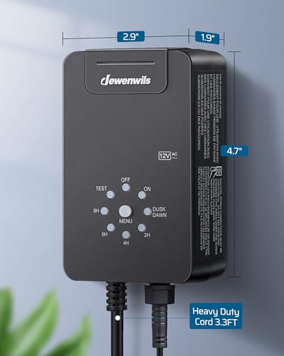 DEWENWILS 60W Low Voltage Landscape Transformer