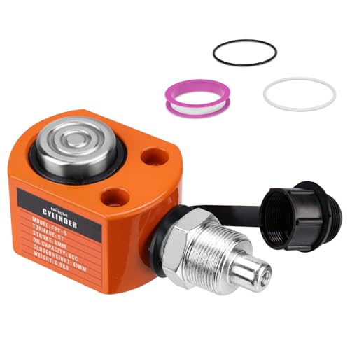 Nilight 5 Ton Hydraulic Cylinder Jack Porta Power Ram Single Acting Lifting - size: 5T Jack