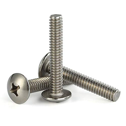 Mellewell M6-1.0 x 30mm Truss Head Machine Screws, Full Thread, 18-8 Stainless Steel, Quantity 25 - color: Silver, size: M6-1.0 x 30mm