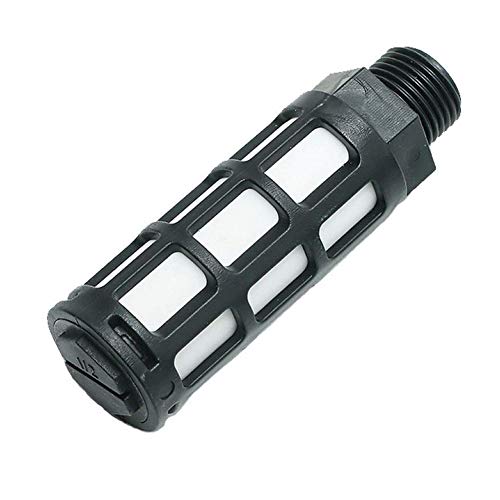 Beduan Pneumatic Air Compressor Muffler Fitting 3/8" NPT Compressed Exhaust Silencer (Pack of 10) - size: 3/8" NPT (10 pcs)