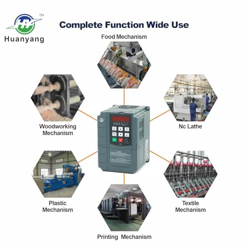 VFD Variable Frequency Drive Converter 110v Single to 3 Phase 1.5kw 2HP - color: for 0-2HP motor, size: 110v-1 phase AC input