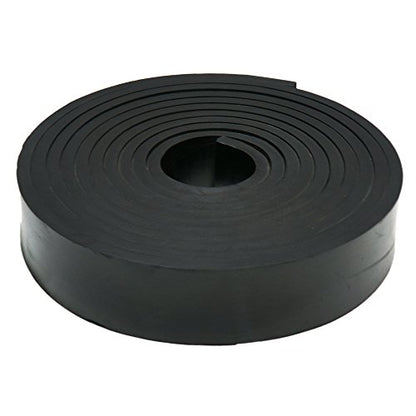 Small Parts 33-006-187-002-036 SBR (Styrene Butadiene Rubber) Sheet, 60 Shore A, Black, Smooth Finish, No Backing, 0.187" Thickness, 2" Width, 36" Length