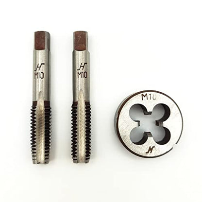 AtticZone M10 x 1.5 Metric Hand Thread Tap and Die Set, Right Hand - size: M10x1.5