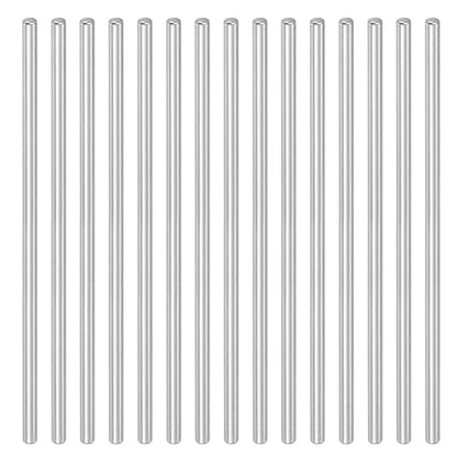 PATIKIL Round Metal Rod 2mm x 80mm, 30 Pcs Carbon Steel Round Shaft Rod