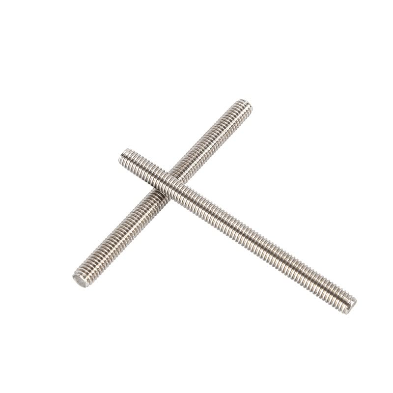Pack of 5 M4 x 150mm Length 304 Stainless Steel Fully Threaded Rod Bar Studs Silver Tone