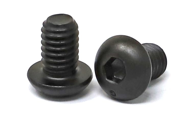 iexcell 50 Pcs 5/16-18 x 1/2" Alloy Steel 10.9 Grade Hex Socket Button Head Cap Screws Bolts Kit, Black Oxide Finish - size: 5/16-18 x 1/2"