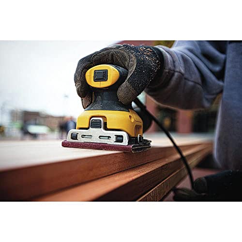 DEWALT Electric Sander, 1/4 Sheet, 14, 000 OPM (DWE6411)