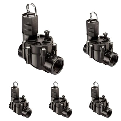 Rain Bird CP100 In-Line Automatic Sprinkler Valve, 1" Threaded Female x Female (Pack of 5) - size: 1 Inch (Pack of 5), style: In-Line