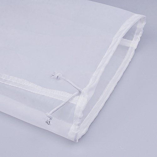 75 Micron Nylon Straining Bag Fine Mesh Food Strainer Filter Bags for Nut Milk, Green Juice, Cold Brew, Home Brewing (25.39" x 18.89") - size: 25.39" x 18.89"