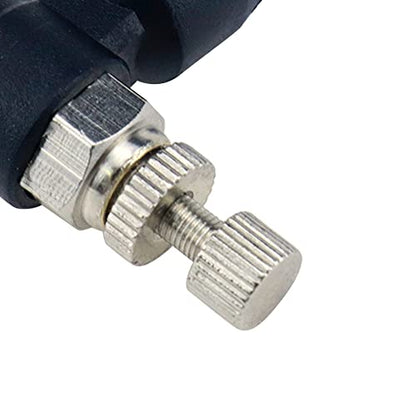Quick Connect Air Hose Fittings 5Pcs 4mm to M5 Male Thread Air Flow Control Valve with Push to Connect Fitting, Pneumatic Speed Control Valve - size: 4mmxM5
