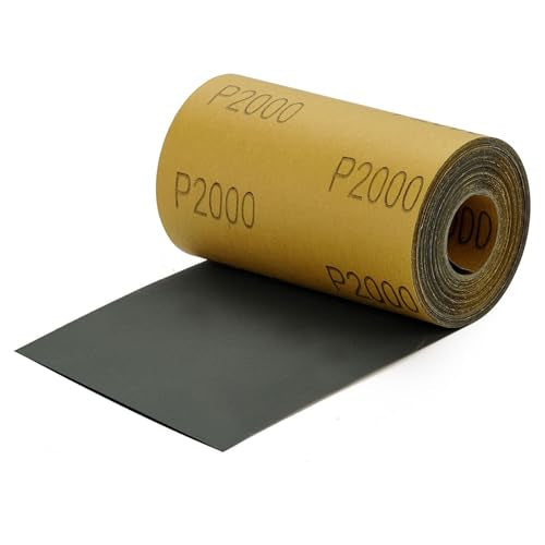 MAXMAN 2000Grit Sandpaper Roll,Silicon Carbide,Longboard Sandpaper for Wood - style: 2000 Grit