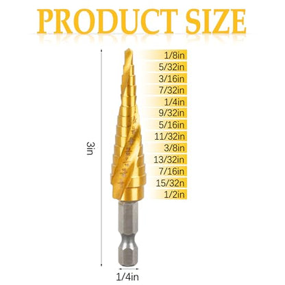 DWA1783IR StepBit Impact Ready Step Drill Bit for Metal