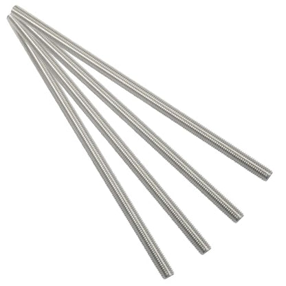 BokWin Fully Threaded Rod, M10 x 250mm, 4 Pack - size: M10 x 250mm