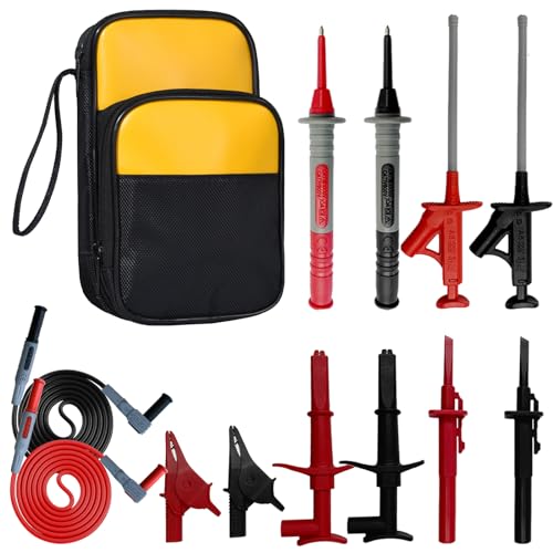 13 in 1 Professional Electrical Test Leads with Soft Case