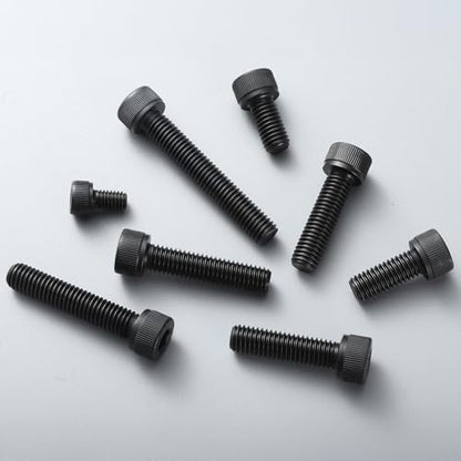 M6-1.0 x 10mm Bolt, 80PCS M6 Hex Socket Head Cap Screws Bolts, 12.9 Grade Alloy Steel, Full Threads, Allen Socket Drive, with Hex Spanner - size: M6x10mm