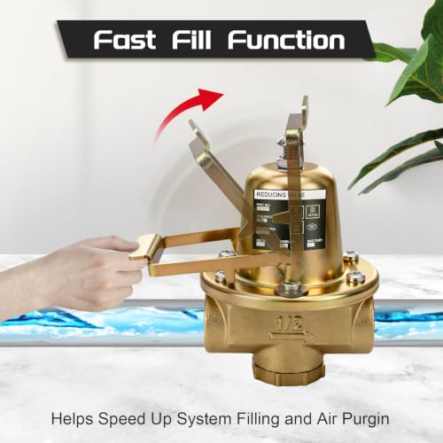 110192 FB-38 1/2" Pressure Reducing Valve For Residential Heating Systems