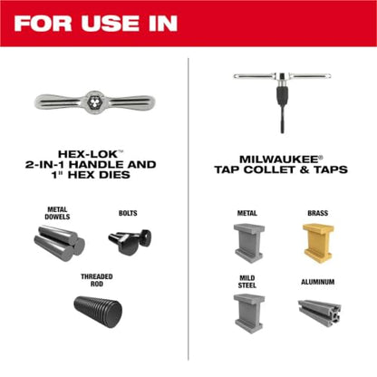 Milwaukee Electric - 38PC Metric TAP DIE PACKOUT. Set W/HEX-LOK. 2-I