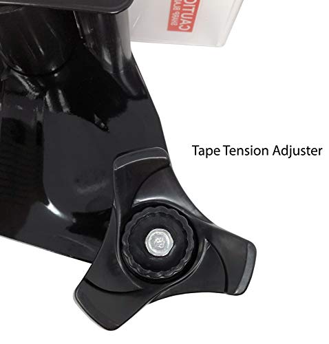Clipco Tape Dispenser Gun Packing Tape Included (3-Pack) (Black-Gray)