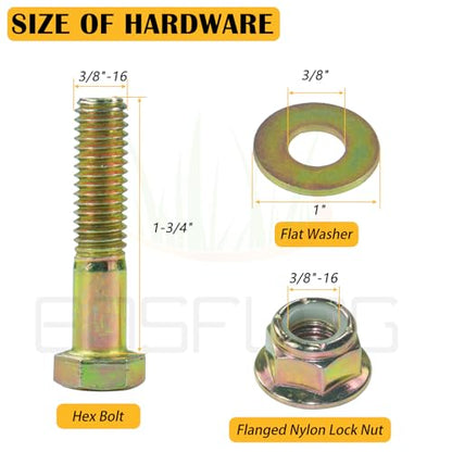 2PK 756-04129B Idler Pulley 4.25 for Cub Cadet 50" RZT 50 Tractors - color: L05 2x756-04129B White