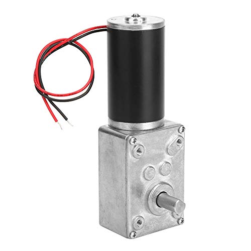 DC 12V Gear Motor High Torsion Speed Reduce Electric Motor Reversible Gear Motor 8mm Shaft (12V 50RPM) - size: 12V 50RPM