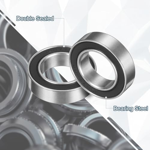 uxcell 4Pcs 16277-2RS Non-Standard Ball Bearings 16mm ID x27mm OD x7mm T - size: 16277-2RS