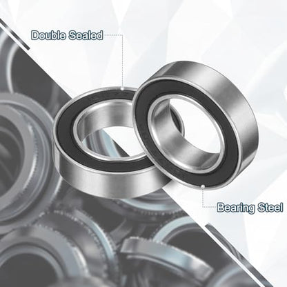 uxcell 4Pcs 16277-2RS Non-Standard Ball Bearings 16mm ID x27mm OD x7mm T - size: 16277-2RS