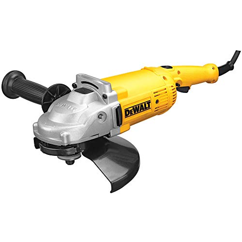 DEWALT Angle Grinder, 9-Inch, 6,500 RPM, 4.0-HP (DWE4519), Yellow