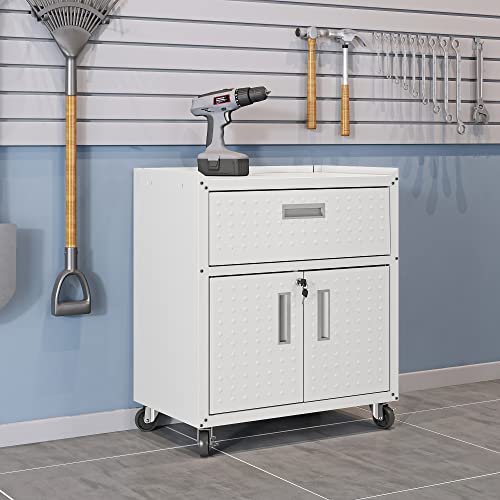 Manhattan Comfort Fortress Storage Units, White - color: White, style: Storage Cabinet